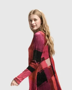 Sunset Strip Maxi Dress, Magenta