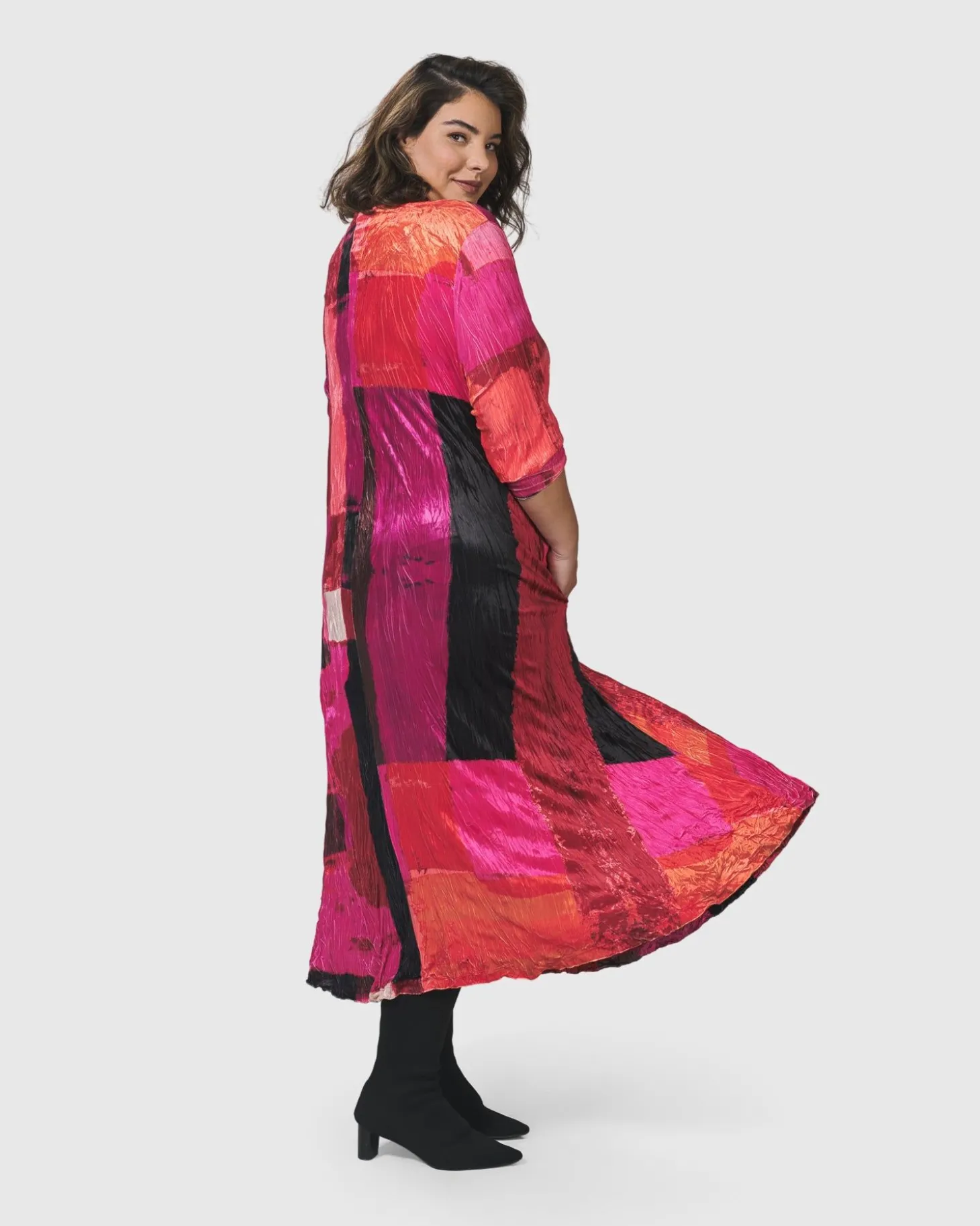 Sunset Strip Maxi Dress, Magenta