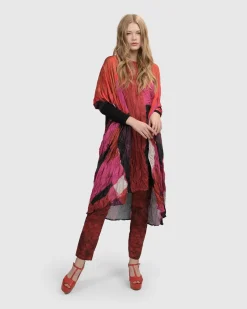 Sunset Strip Muumuu Dress, Magenta