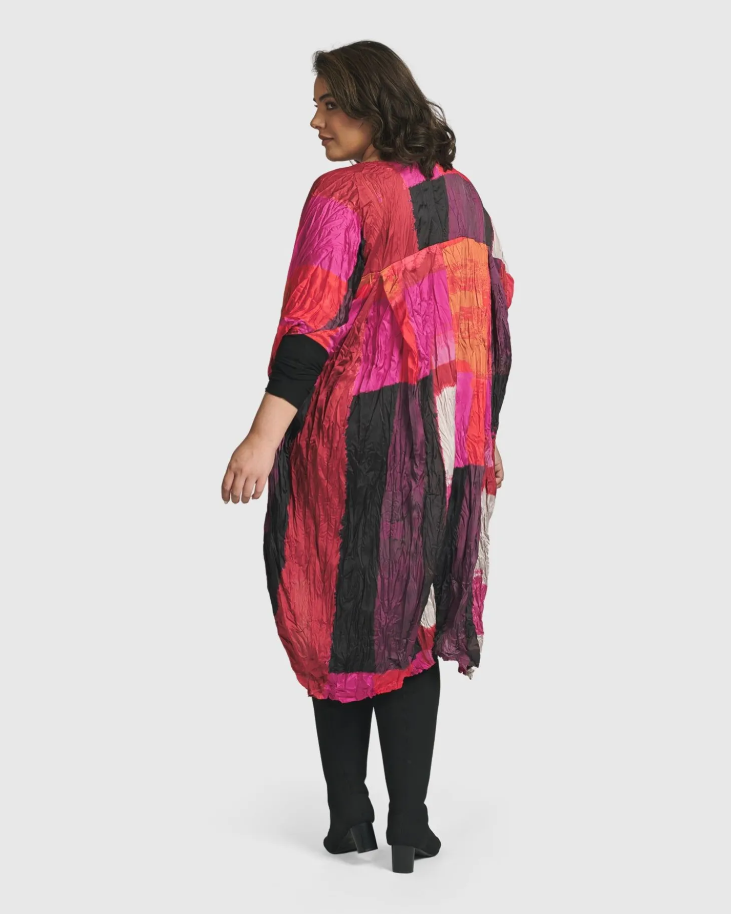 Sunset Strip Muumuu Dress, Magenta