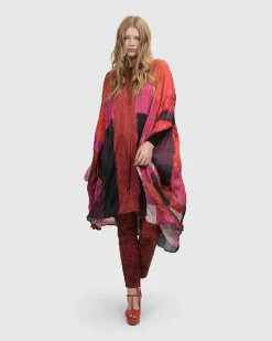 Sunset Strip Muumuu Dress, Magenta
