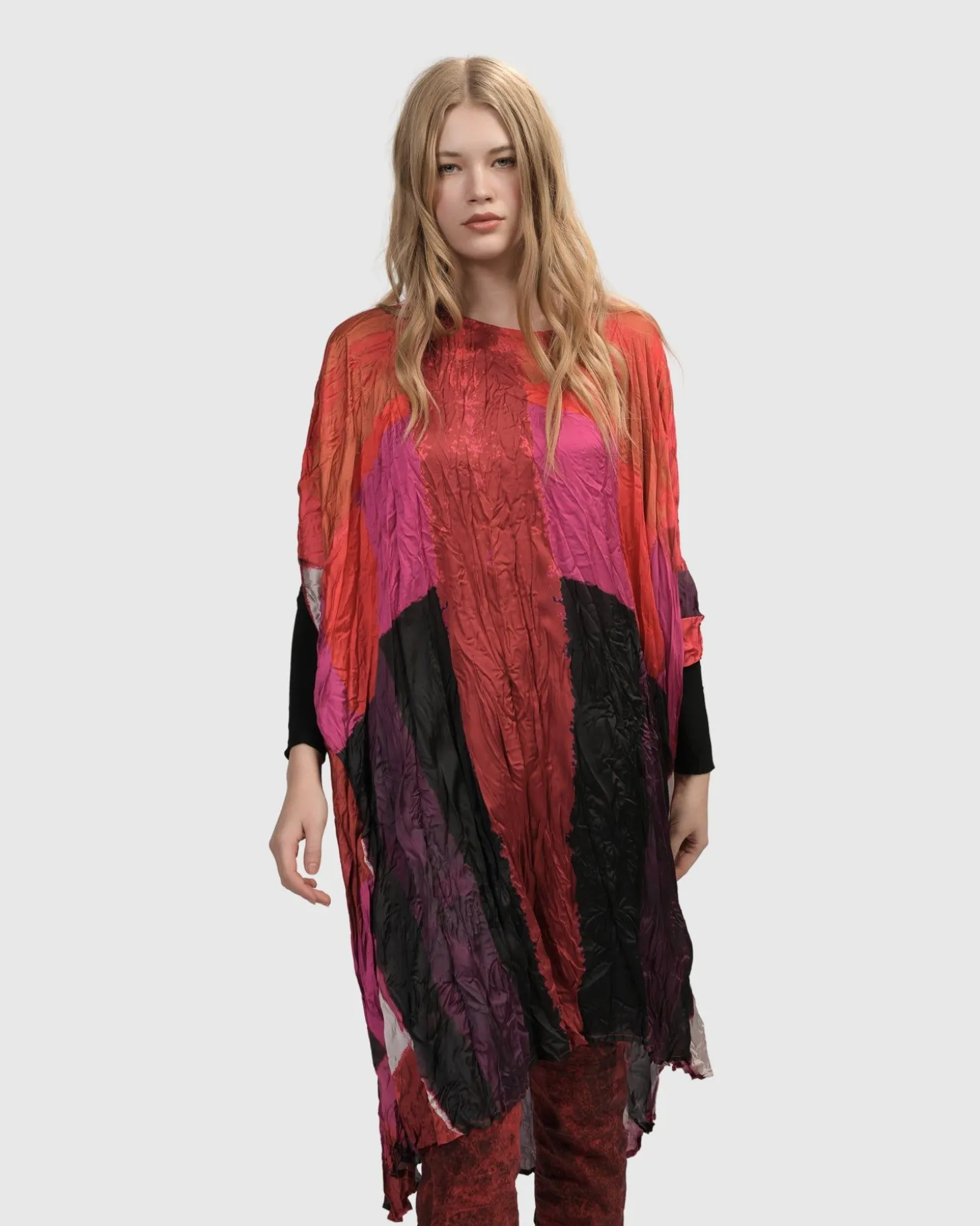 Sunset Strip Muumuu Dress, Magenta
