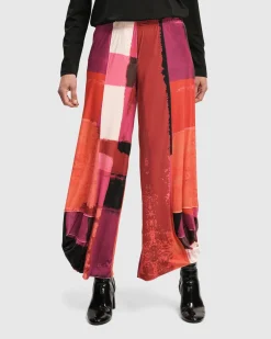 Sunset Strip Punto Pants, Magenta