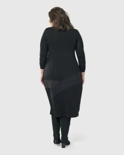 Sycamore Cocoon Dress, Coffee