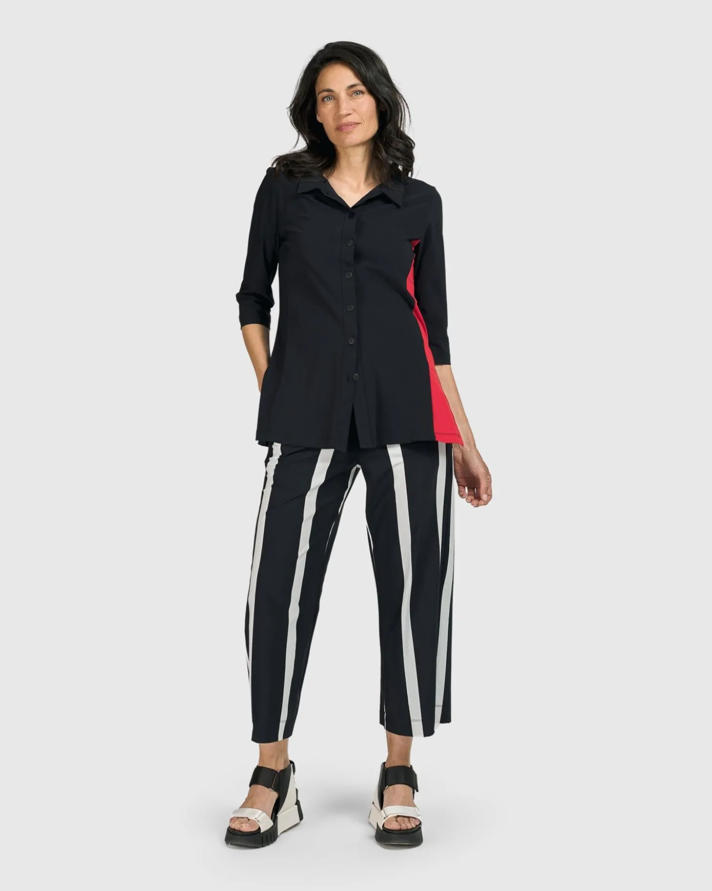 Tekbika Adeline Shirt Jacket, Black