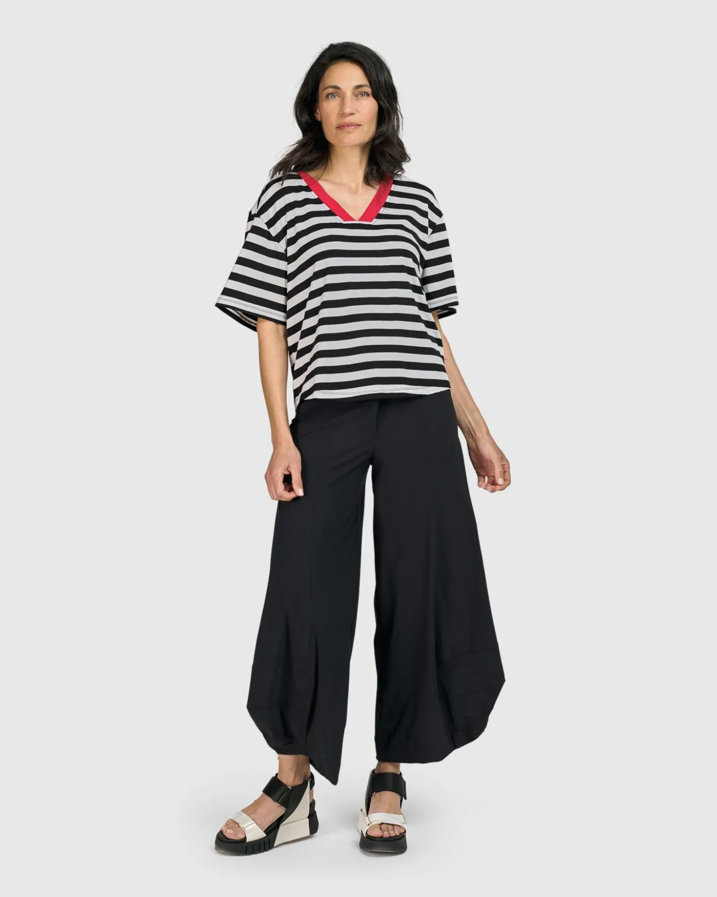 Tekbika Baudelaire Day Tee, Stripes
