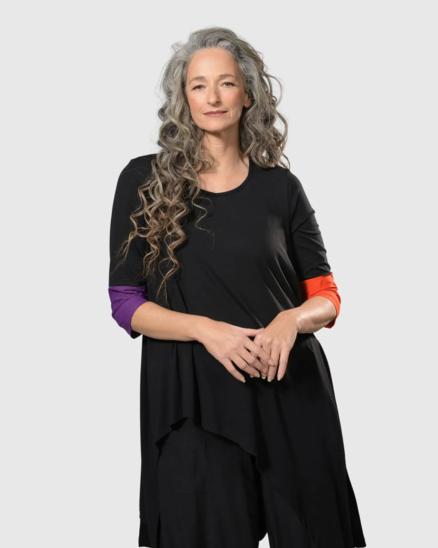 Tekbika Belinda Hi-Lo Tunic Top, Multi