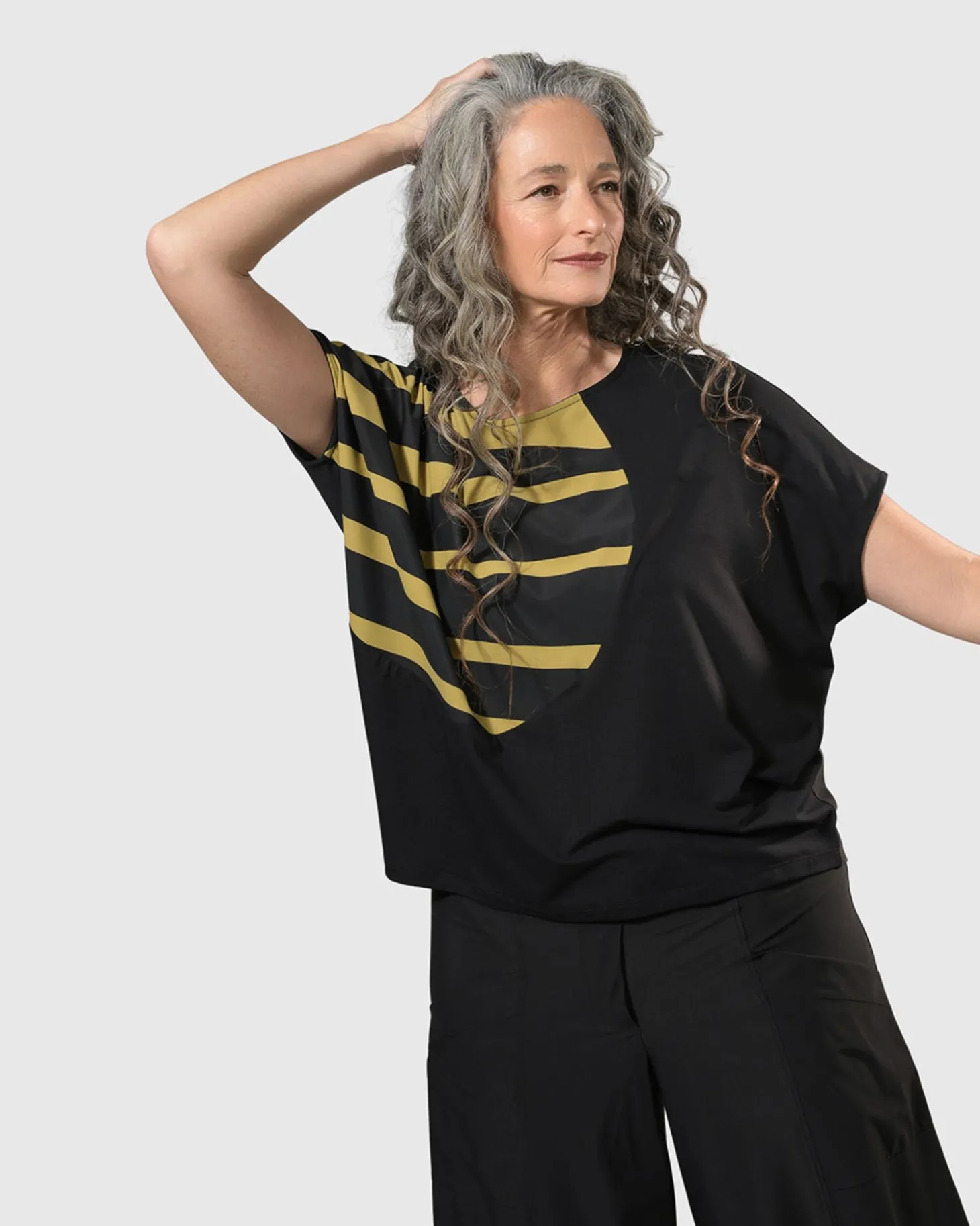 Tekbika Bliss Boxy Top, Dunes