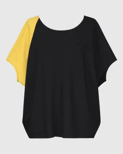 Tekbika Bliss Boxy Top, Multi (Yellow/Purple)