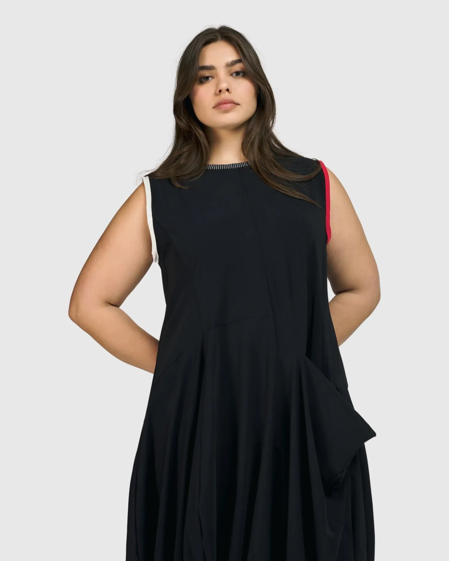 Tekbika Camille Sleeveless Dress, Black