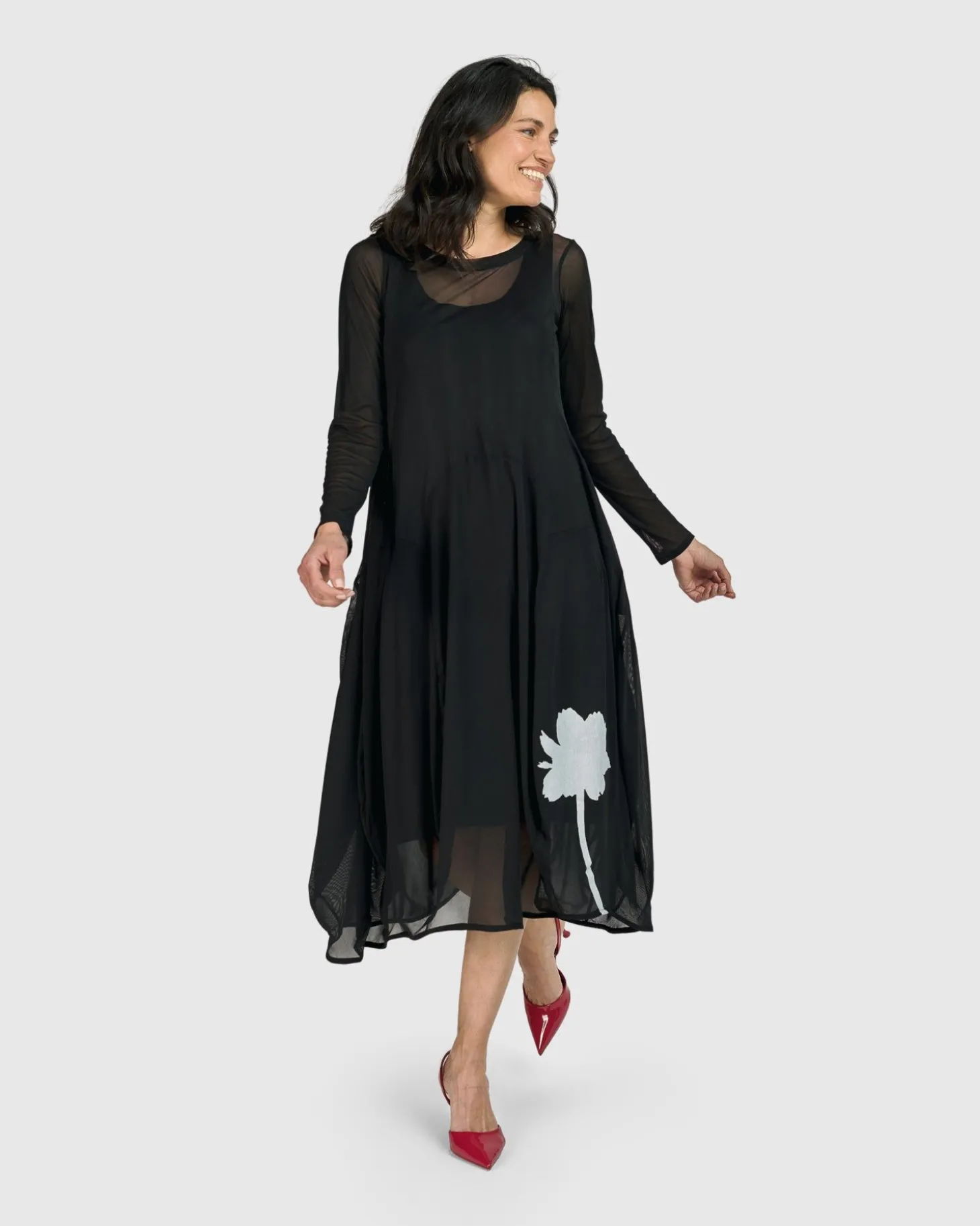 Tekbika Charlotte Crew Cocoon Dress, Tulle