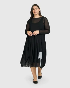 Tekbika Charlotte Crew Cocoon Dress, Tulle