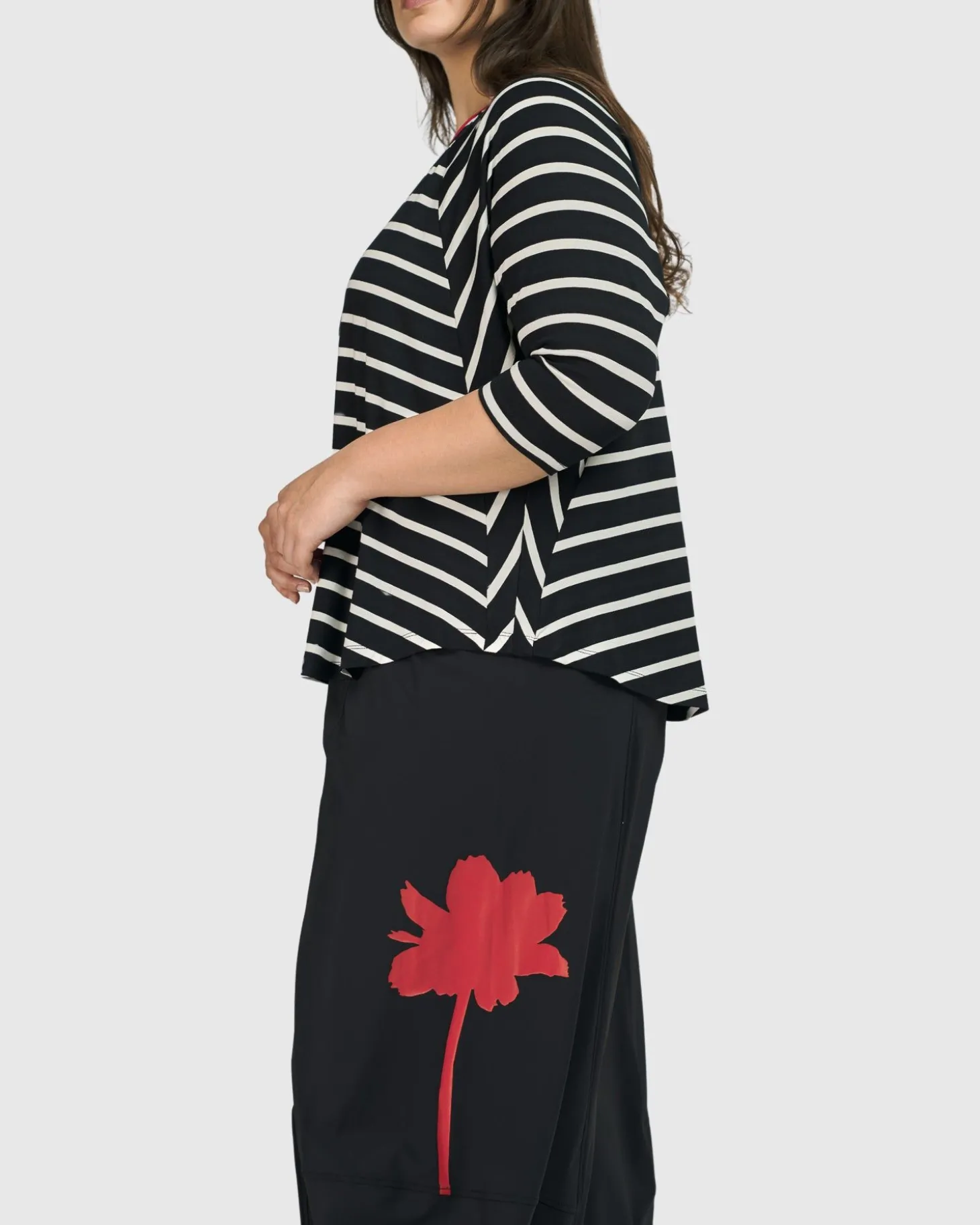 Tekbika De Beauvoir Tee, Stripes