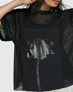 Tekbika Edith Mesh Tee, Flower