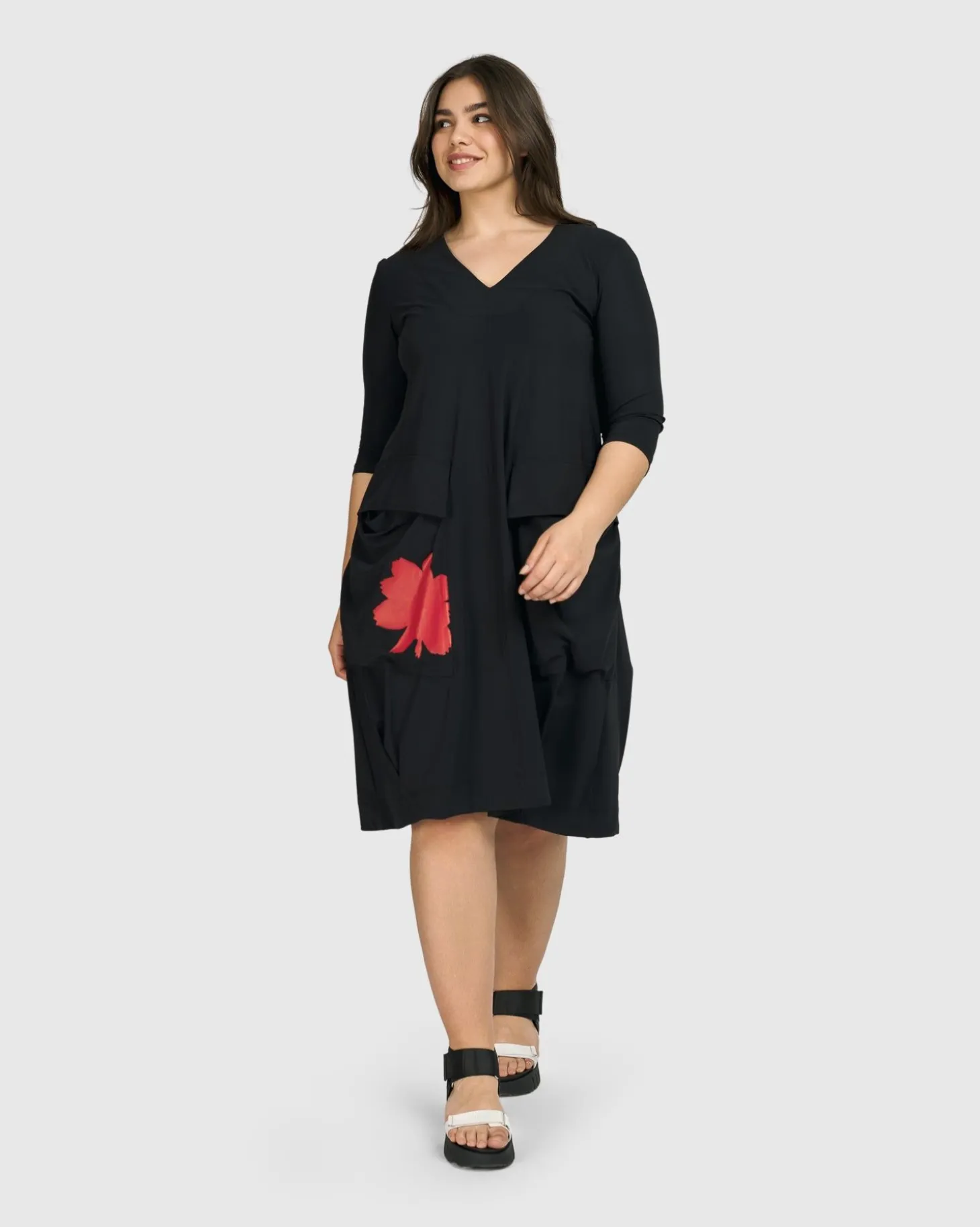 Tekbika Francoise Cargo Dress, Flower