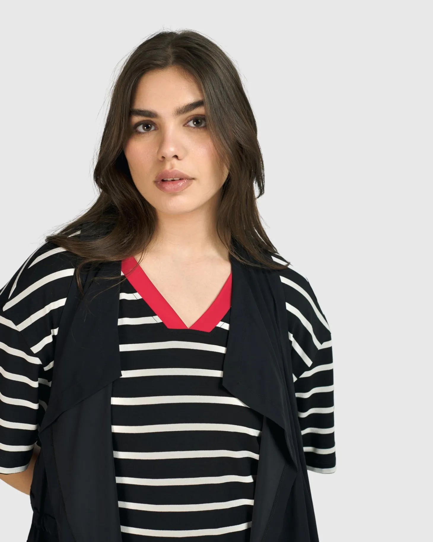 Tekbika Gabrielle Relaxed Vest, Black