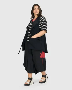Tekbika Gabrielle Relaxed Vest, Black