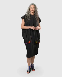 Tekbika Poppy Sleeveless Pocket Dress, Multi