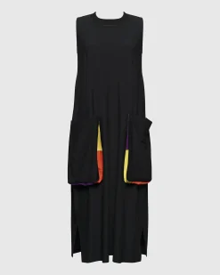 Tekbika Poppy Sleeveless Pocket Dress, Multi
