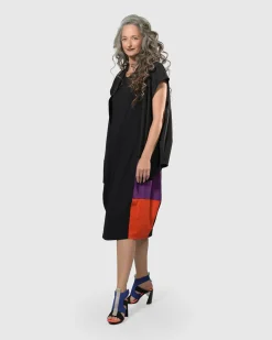 Tekbika Sarah Sleeveless Cocoon Dress, Multi