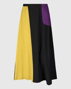 Tekbika Swing Maxi Skirt, Multi/Yellow