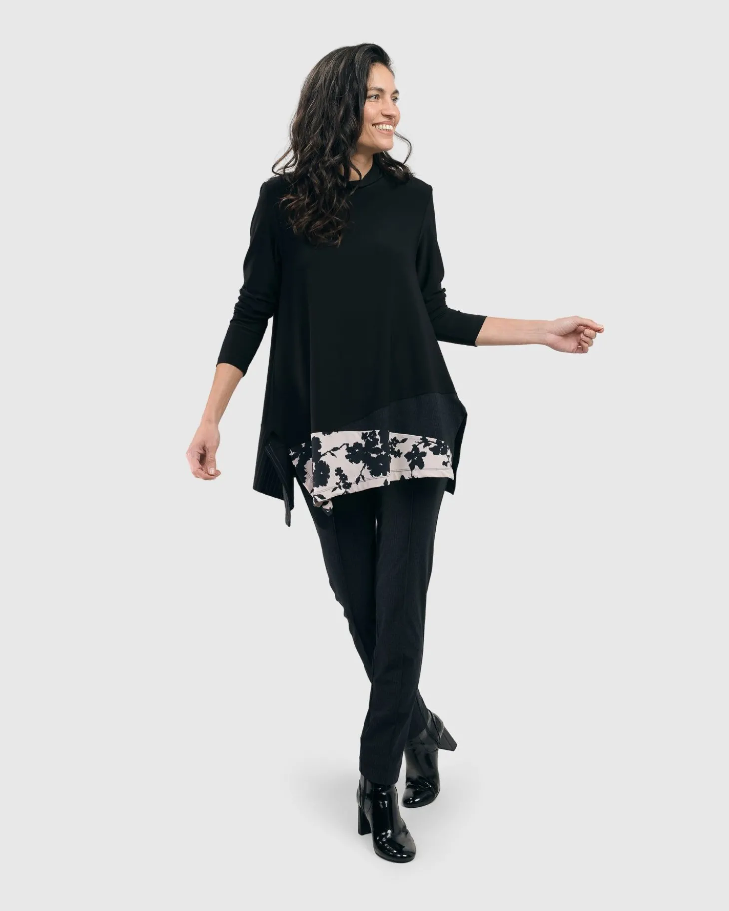 Tekbika Swing Tunic Top, Floral