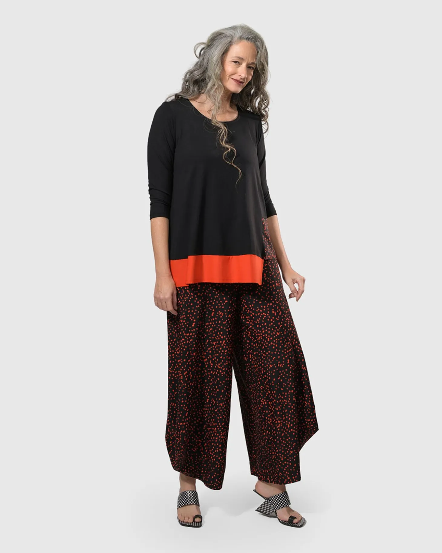 Tekbika Victoria Tunic Top, Flame