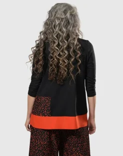 Tekbika Victoria Tunic Top, Flame