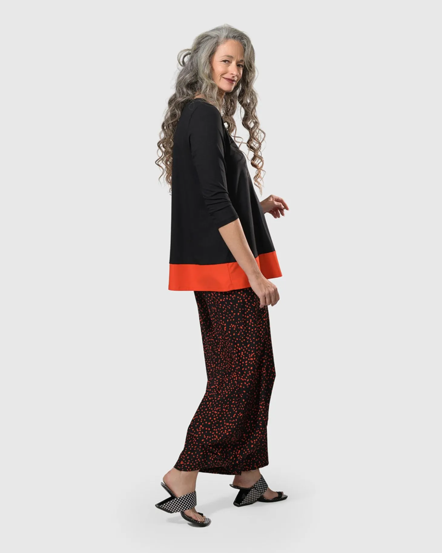 Tekbika Victoria Tunic Top, Flame