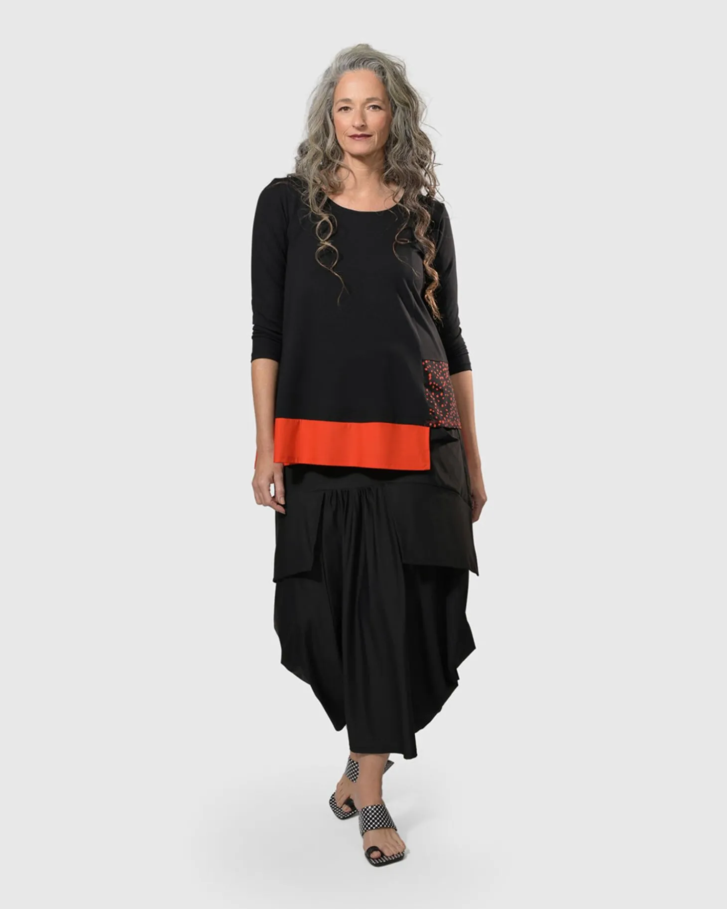 Tekbika Victoria Tunic Top, Flame