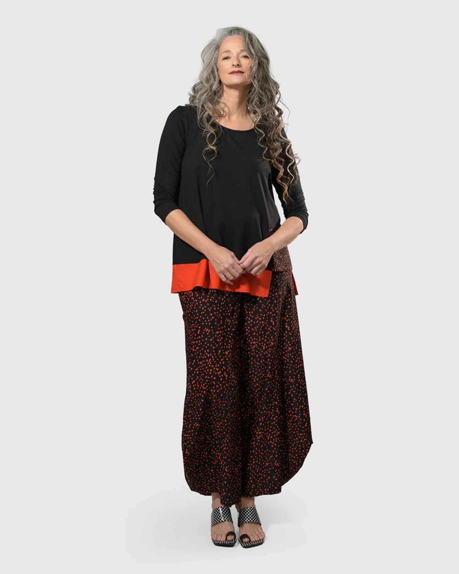 Tekbika Victoria Tunic Top, Flame