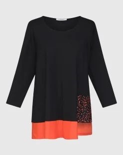 Tekbika Victoria Tunic Top, Flame