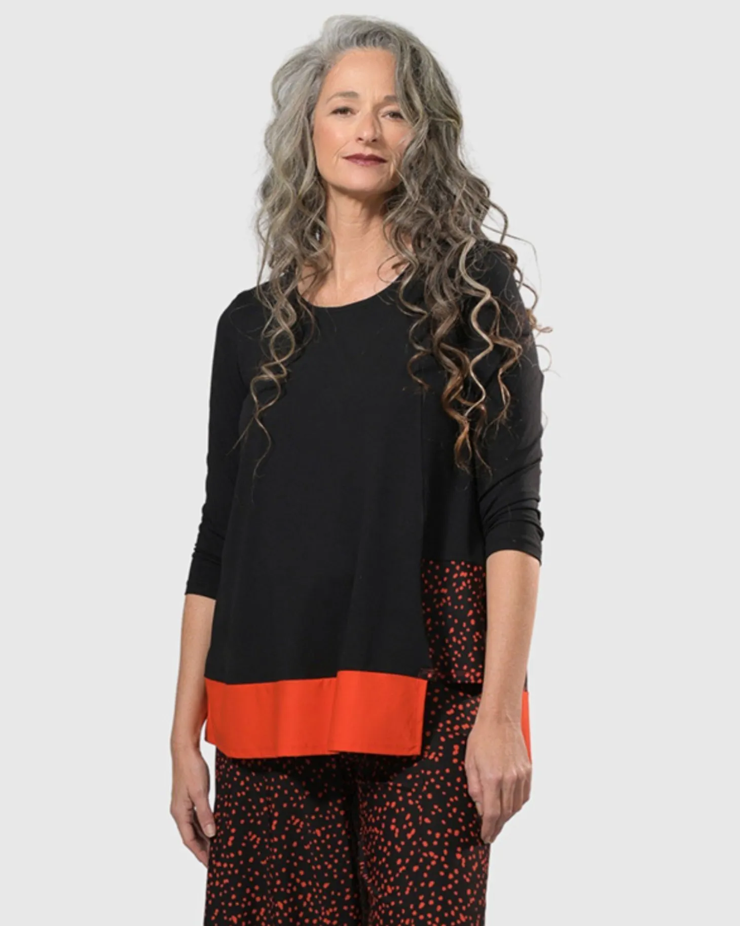 Tekbika Victoria Tunic Top, Flame
