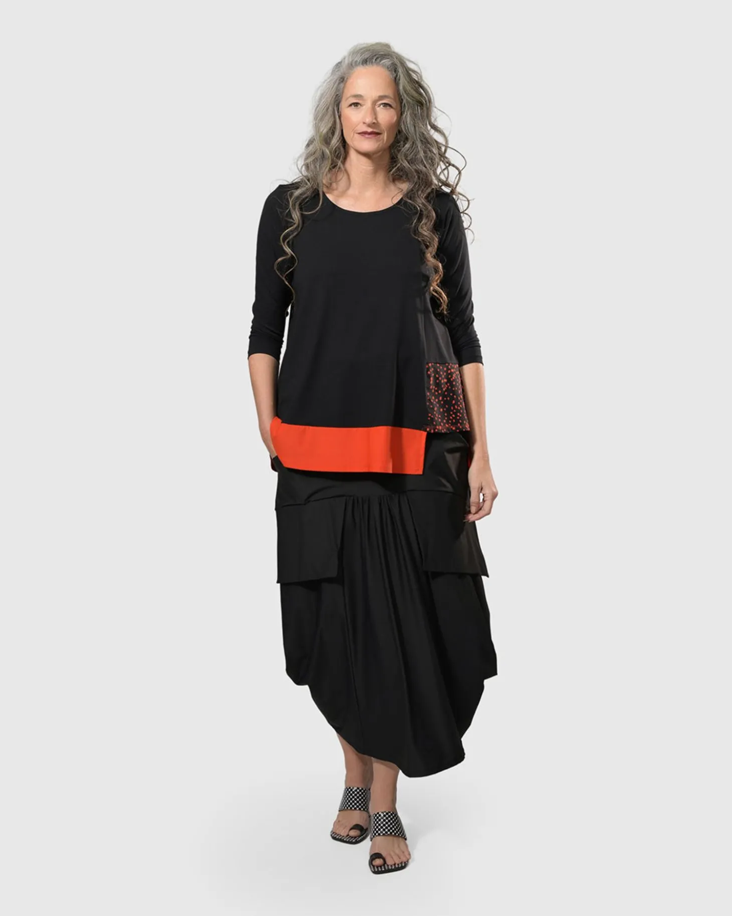 Tekbika Victoria Tunic Top, Flame