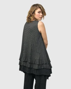 Thalia Sleeveless Tunic Top, Mix