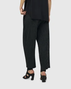 Thera Relaxed Straight Leg Pants, Stripes