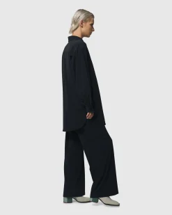 Trinity Button Down Shirt, Black