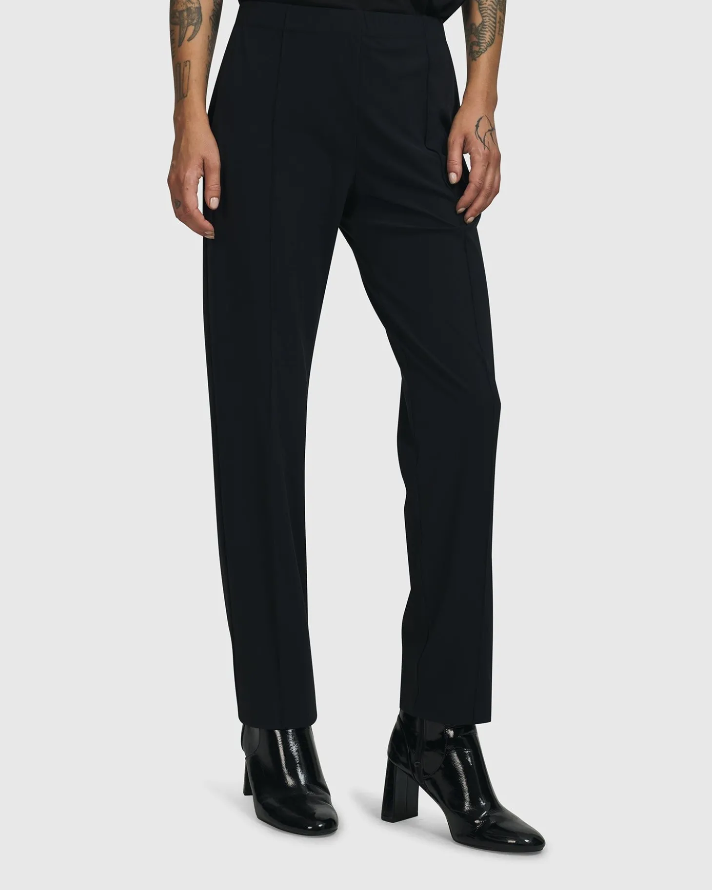 Trinity Slim Pants, Black