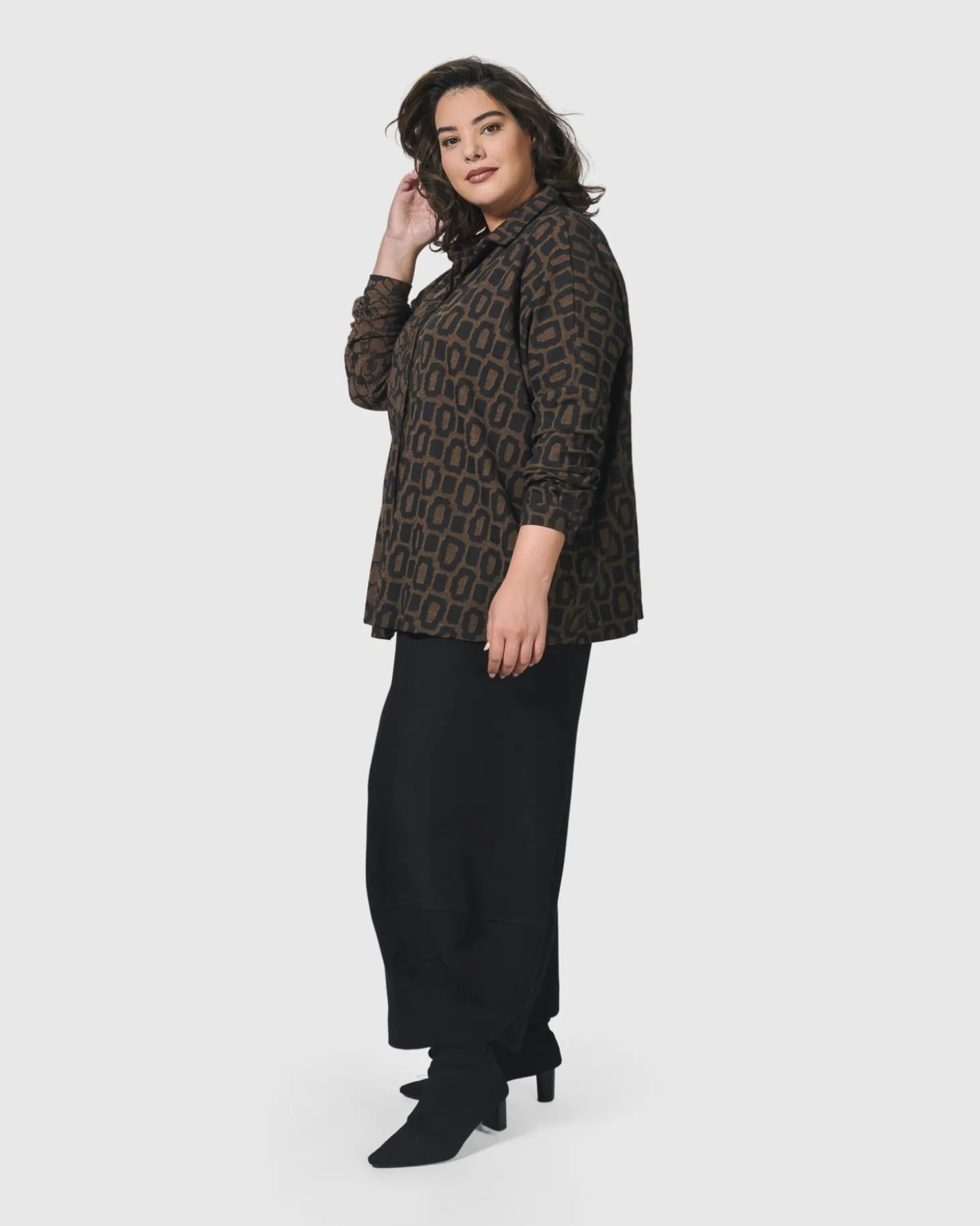 Unstoppable Oversized Cardigan, Coffee