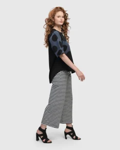 Urban Angelica Dots Tee, Navy