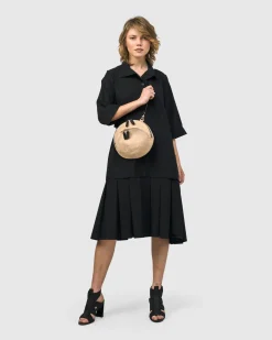 Urban Astor Shirt Dress, Black