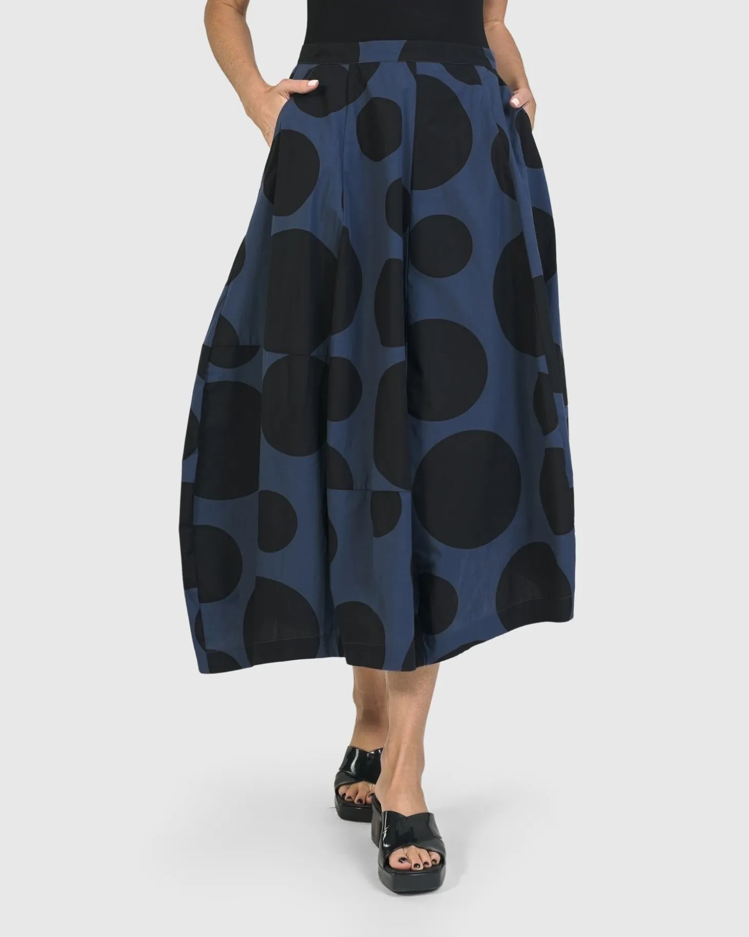 Urban Astrid Balloon Skirt, Navy