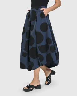 Urban Astrid Balloon Skirt, Navy