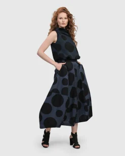 Urban Astrid Balloon Skirt, Navy