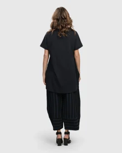Urban Bells Tunic Top, Navy