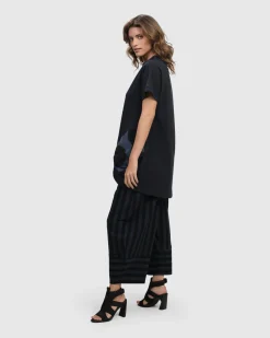 Urban Bells Tunic Top, Navy