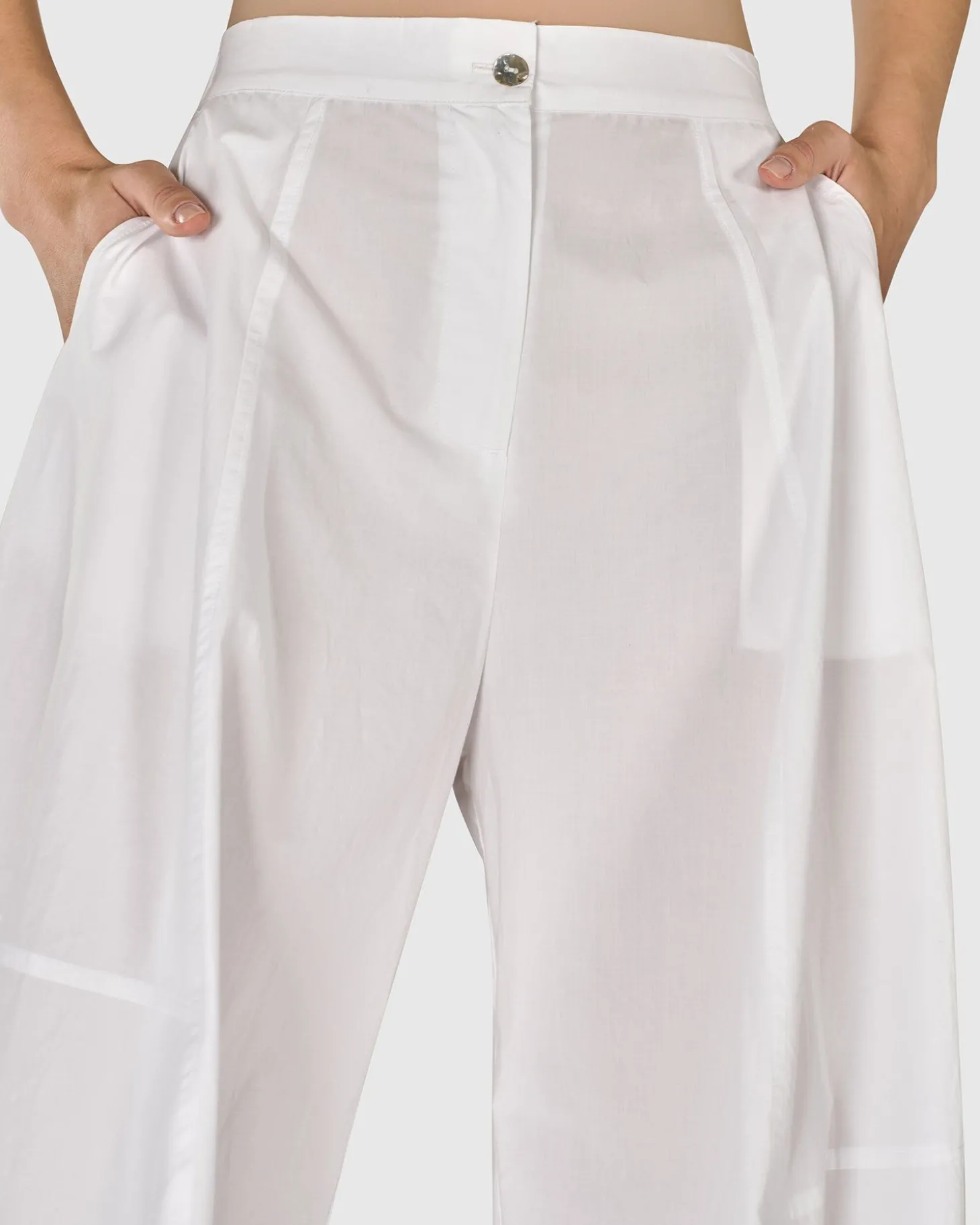 Urban Borough Balloon Pants, White