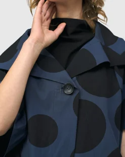 Urban Bossa Cape Jacket, Navy
