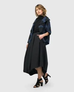 Urban Bossa Cape Jacket, Navy