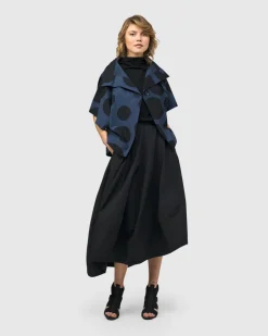 Urban Bossa Cape Jacket, Navy